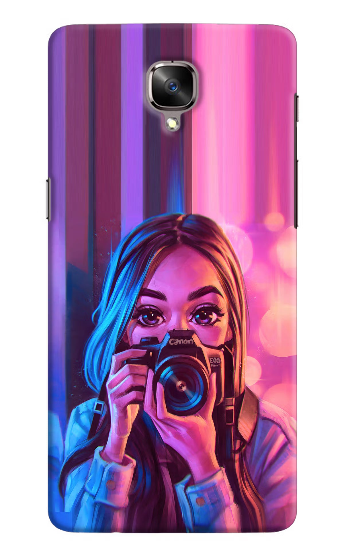 Girl Photographer Oneplus 3/3T Hard Case Back Cover by Casekaro