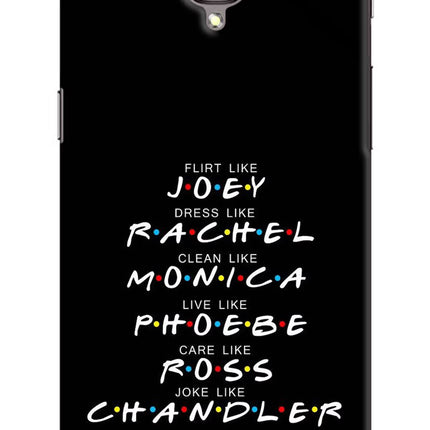 FRIENDS Character Oneplus 3/3T Hard Case Back Cover by Casekaro