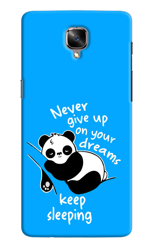 Keep Sleeping Oneplus 3/3T Hard Case Back Cover by Casekaro
