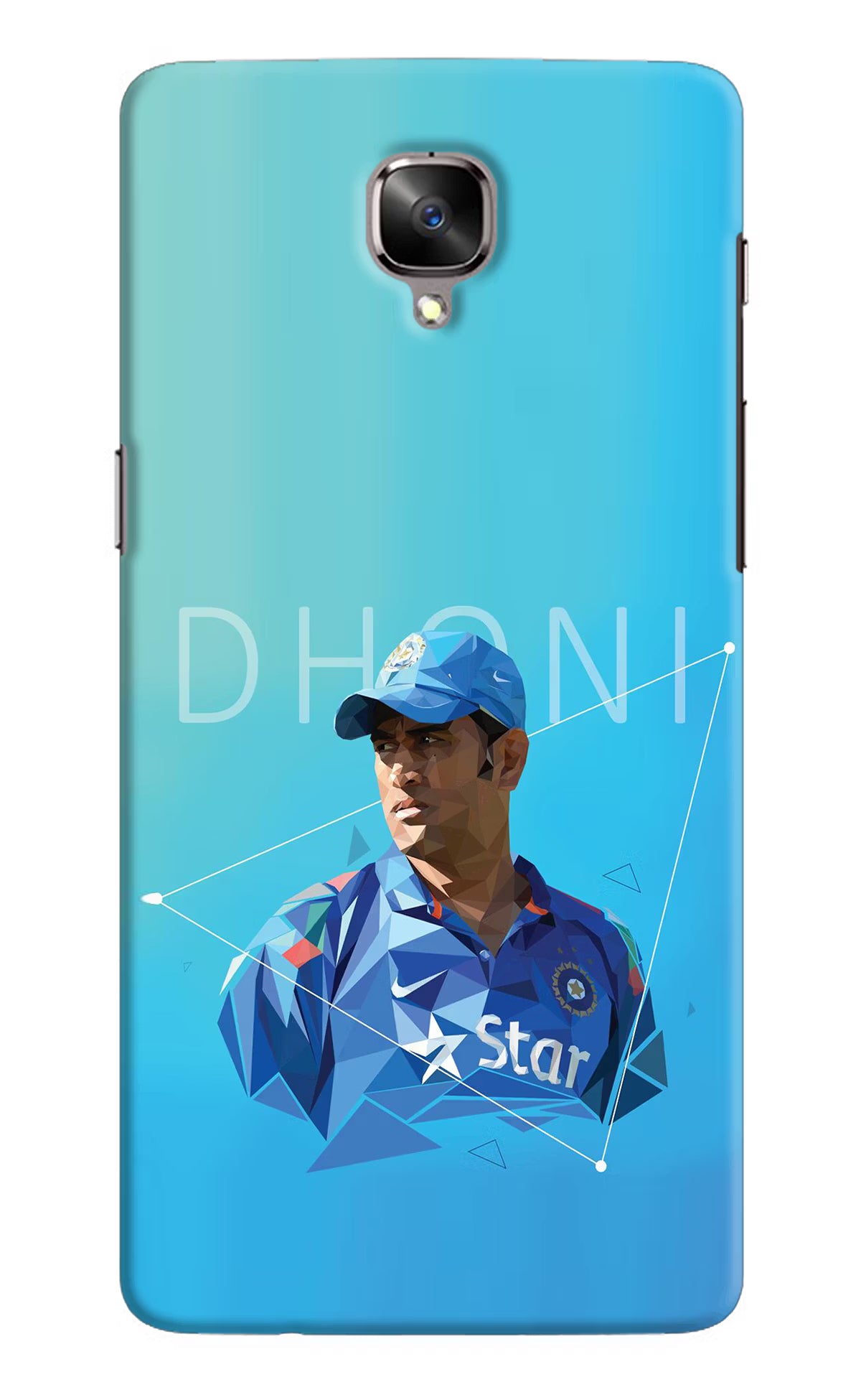 Dhoni Artwork Oneplus 3/3T Hard Case Back Cover by Casekaro