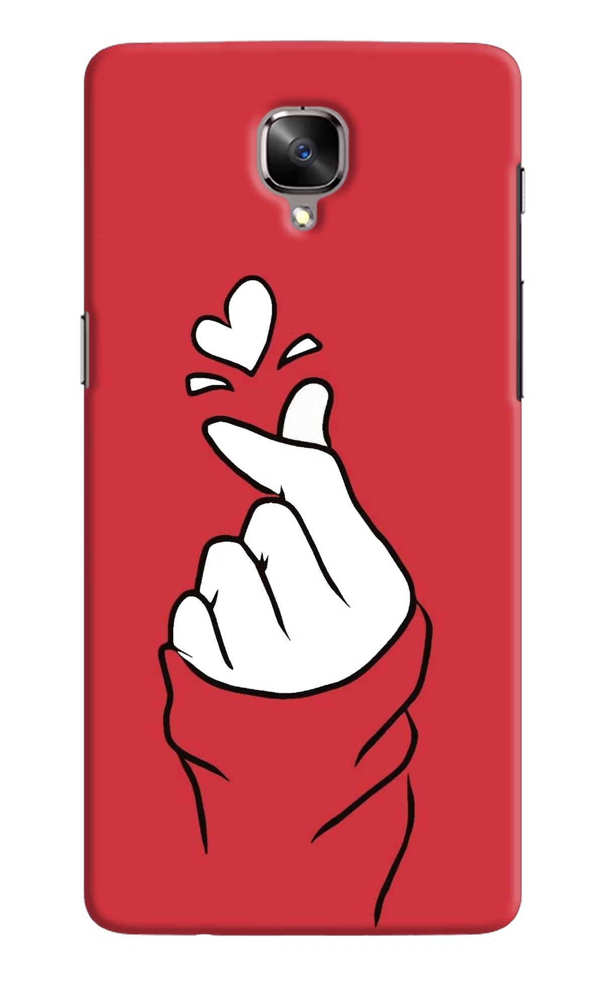 Korean Love Sign Oneplus 3/3T Hard Case Back Cover by Casekaro