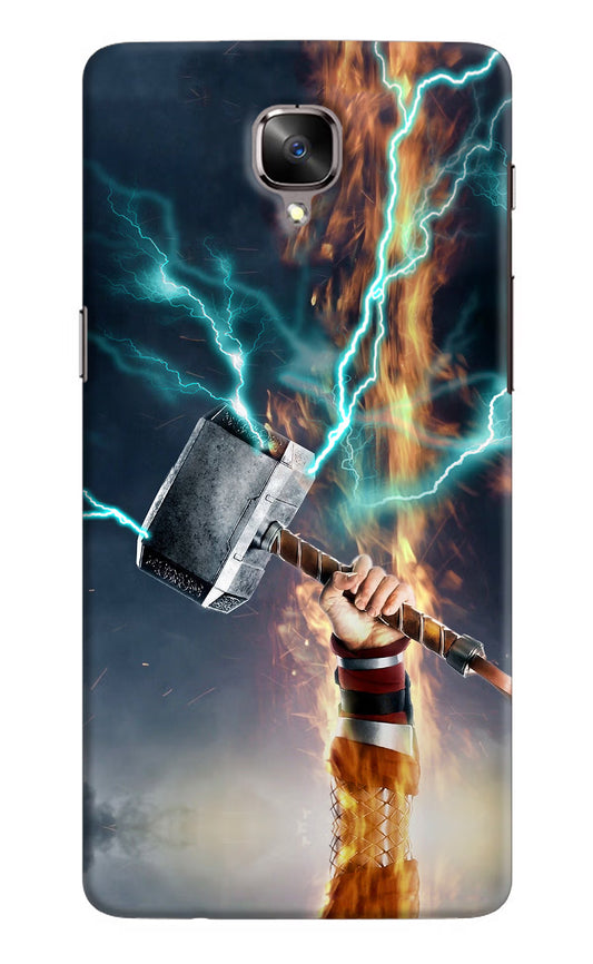 Thor Hammer Mjolnir Oneplus 3/3T Hard Case Back Cover by Casekaro