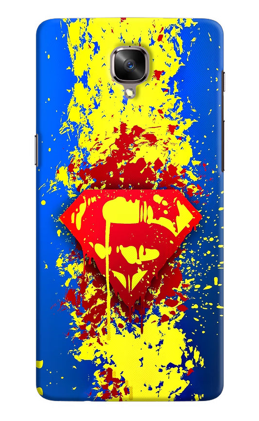 Superman logo Oneplus 3/3T Hard Case Back Cover by Casekaro