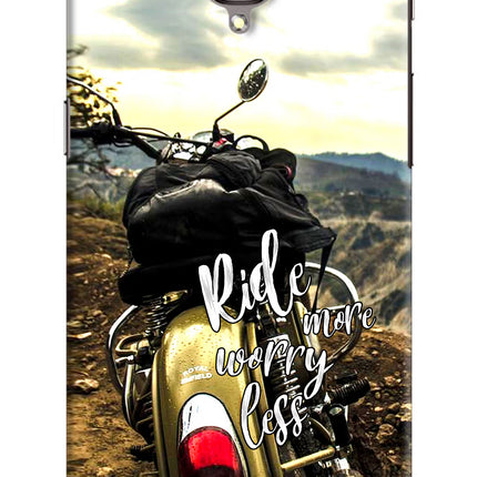 Ride More Worry Less Oneplus 3/3T Hard Case Back Cover by Casekaro