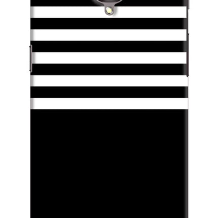 Black and White Print Oneplus 3/3T Hard Case Back Cover by Casekaro