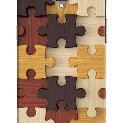 Wooden Puzzle Oneplus 3/3T Hard Case Back Cover by Casekaro