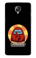 Among Us Shhh! Oneplus 3/3T Hard Case Back Cover by Casekaro