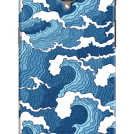 Blue Waves Oneplus 3/3T Hard Case Back Cover by Casekaro