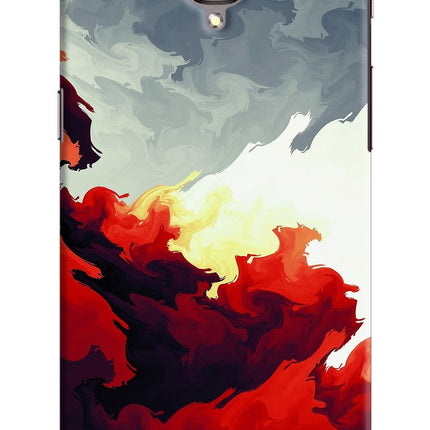 Fire Cloud Oneplus 3/3T Hard Case Back Cover by Casekaro
