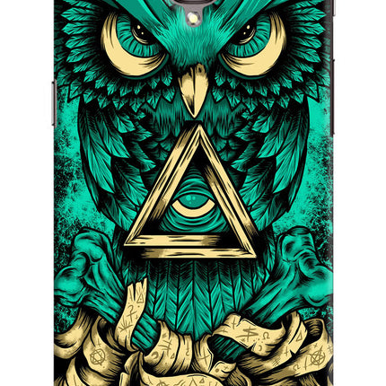 Green Owl Oneplus 3/3T Hard Case Back Cover by Casekaro
