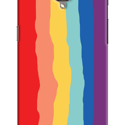 Rainbow Oneplus 3/3T Hard Case Back Cover by Casekaro
