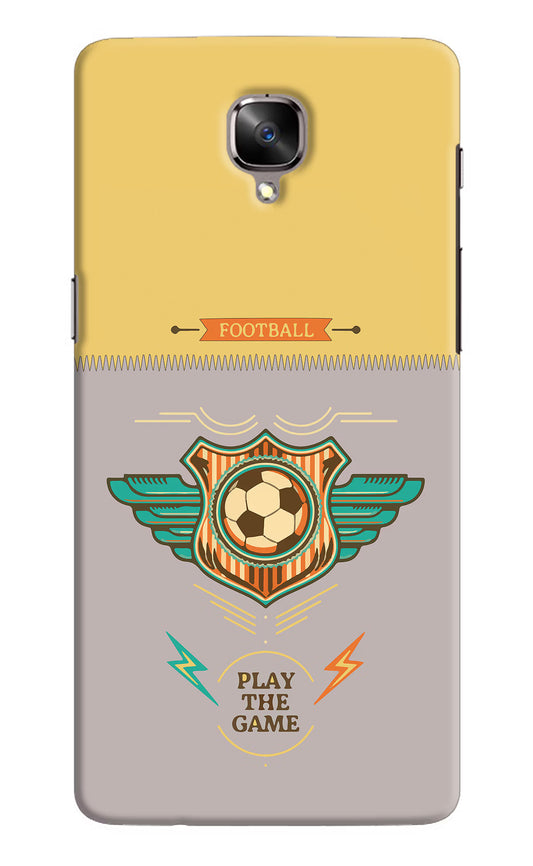 Football Oneplus 3/3T Hard Case Back Cover by Casekaro