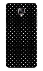 White Dots Oneplus 3/3T Hard Case Back Cover by Casekaro