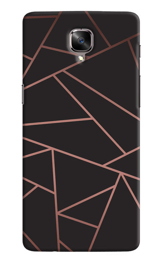 Geometric Pattern Oneplus 3/3T Hard Case Back Cover by Casekaro