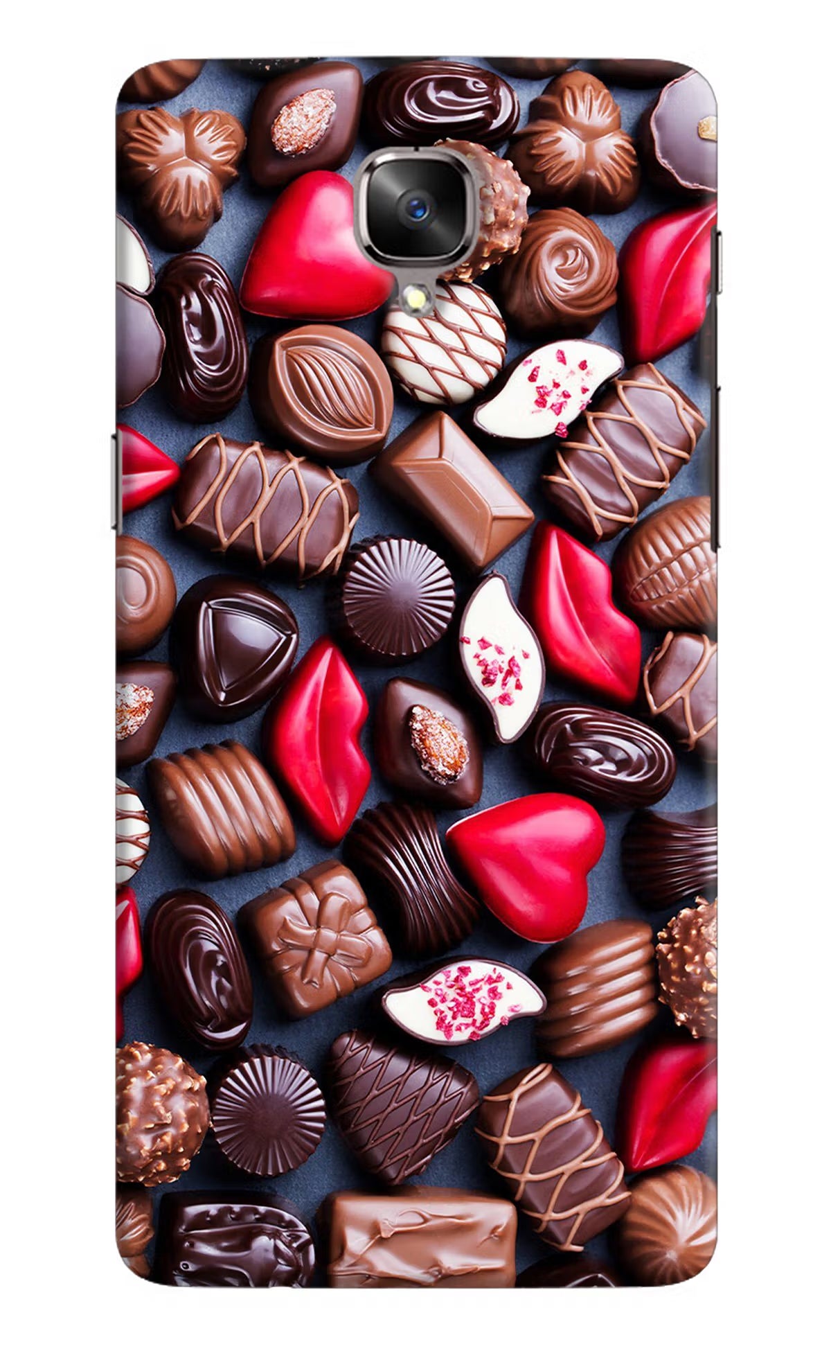 Chocolates Oneplus 3/3T Hard Case Back Cover by Casekaro