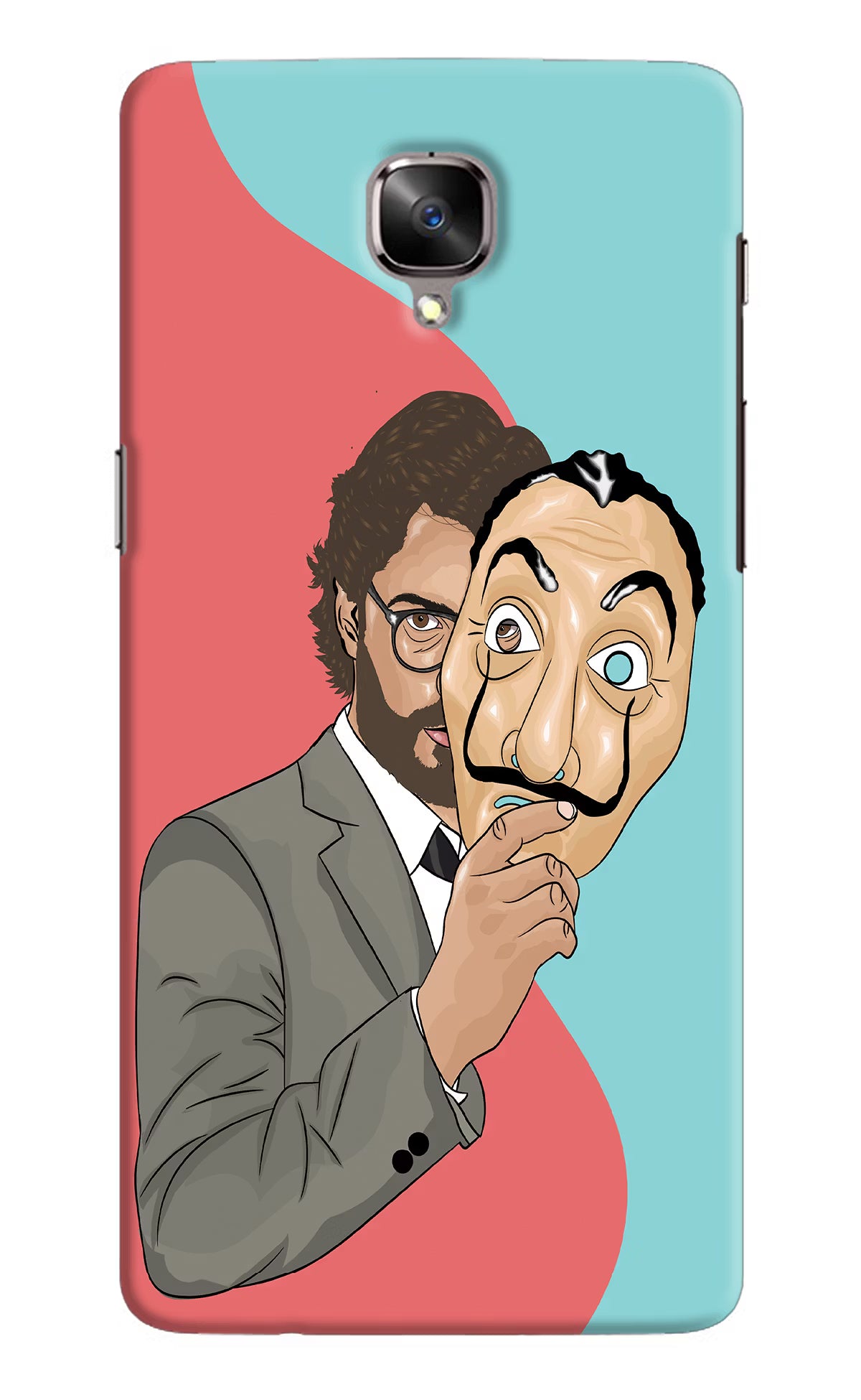 Professor Oneplus 3/3T Hard Case Back Cover by Casekaro