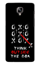Think out of the BOX Oneplus 3/3T Hard Case Back Cover by Casekaro