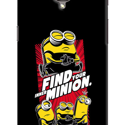 Find your inner Minion Oneplus 3/3T Hard Case Back Cover by Casekaro