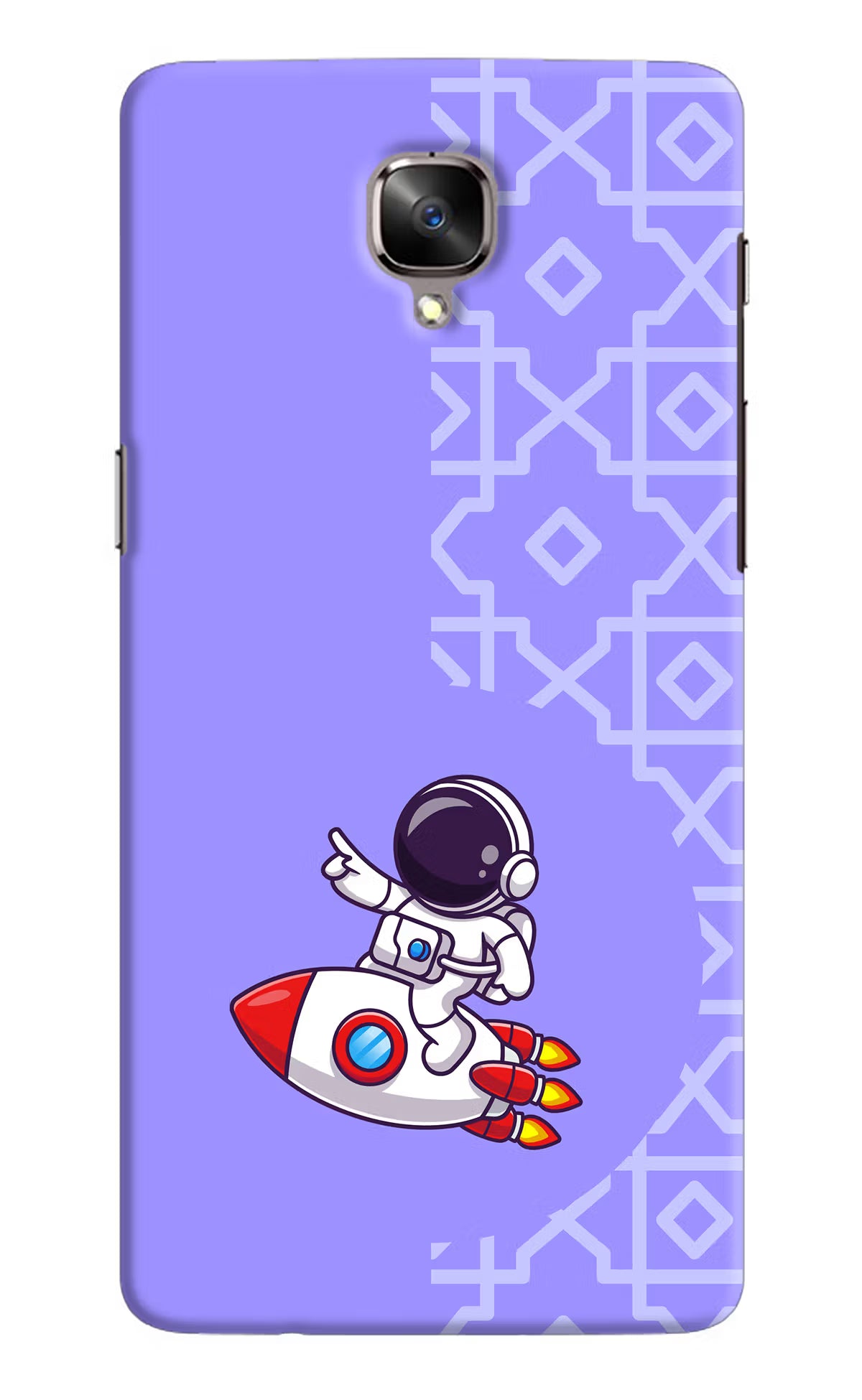 Cute Astronaut Oneplus 3/3T Hard Case Back Cover by Casekaro