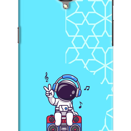 Cute Astronaut Chilling Oneplus 3/3T Hard Case Back Cover by Casekaro