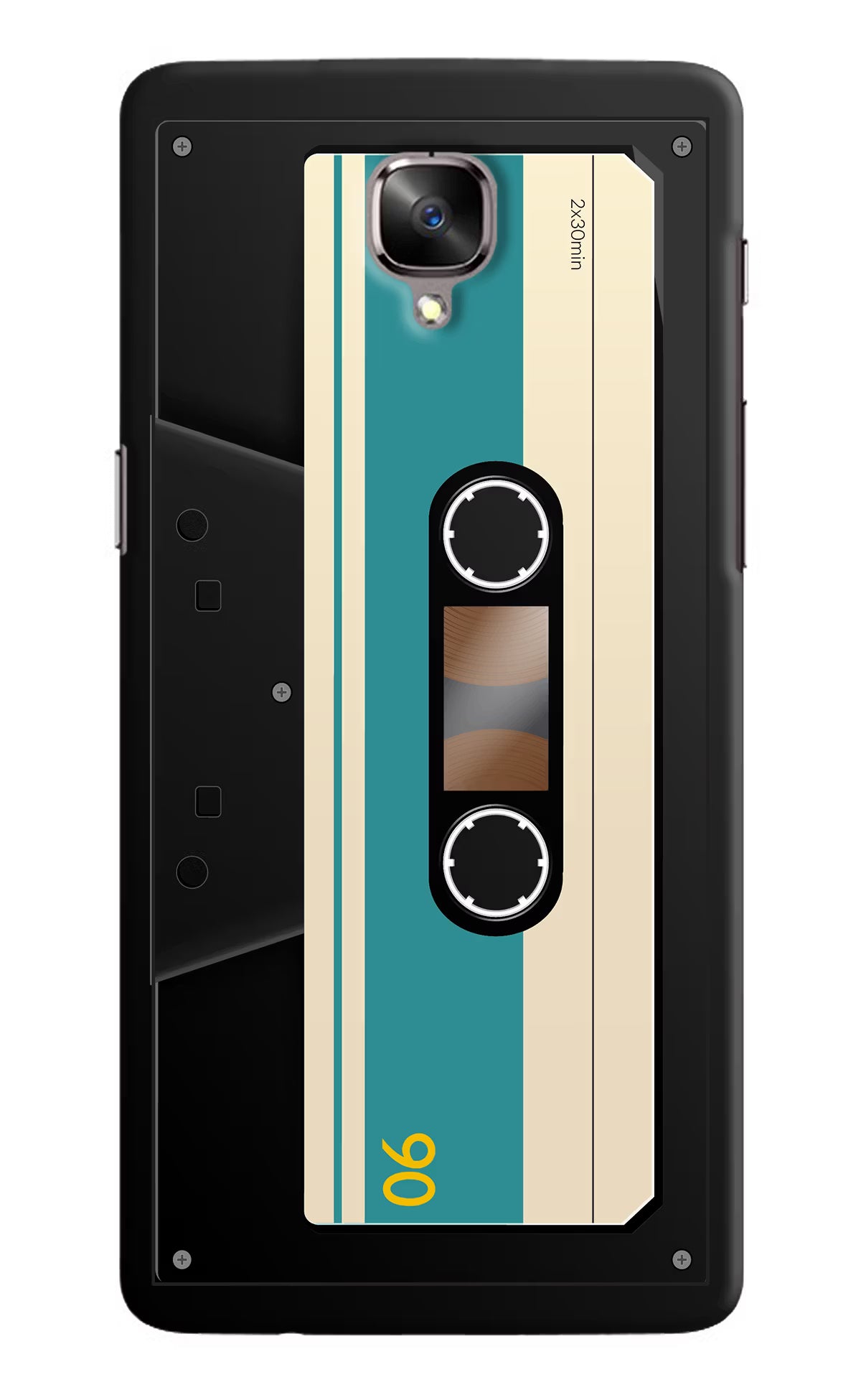 Cassette Oneplus 3/3T Hard Case Back Cover by Casekaro
