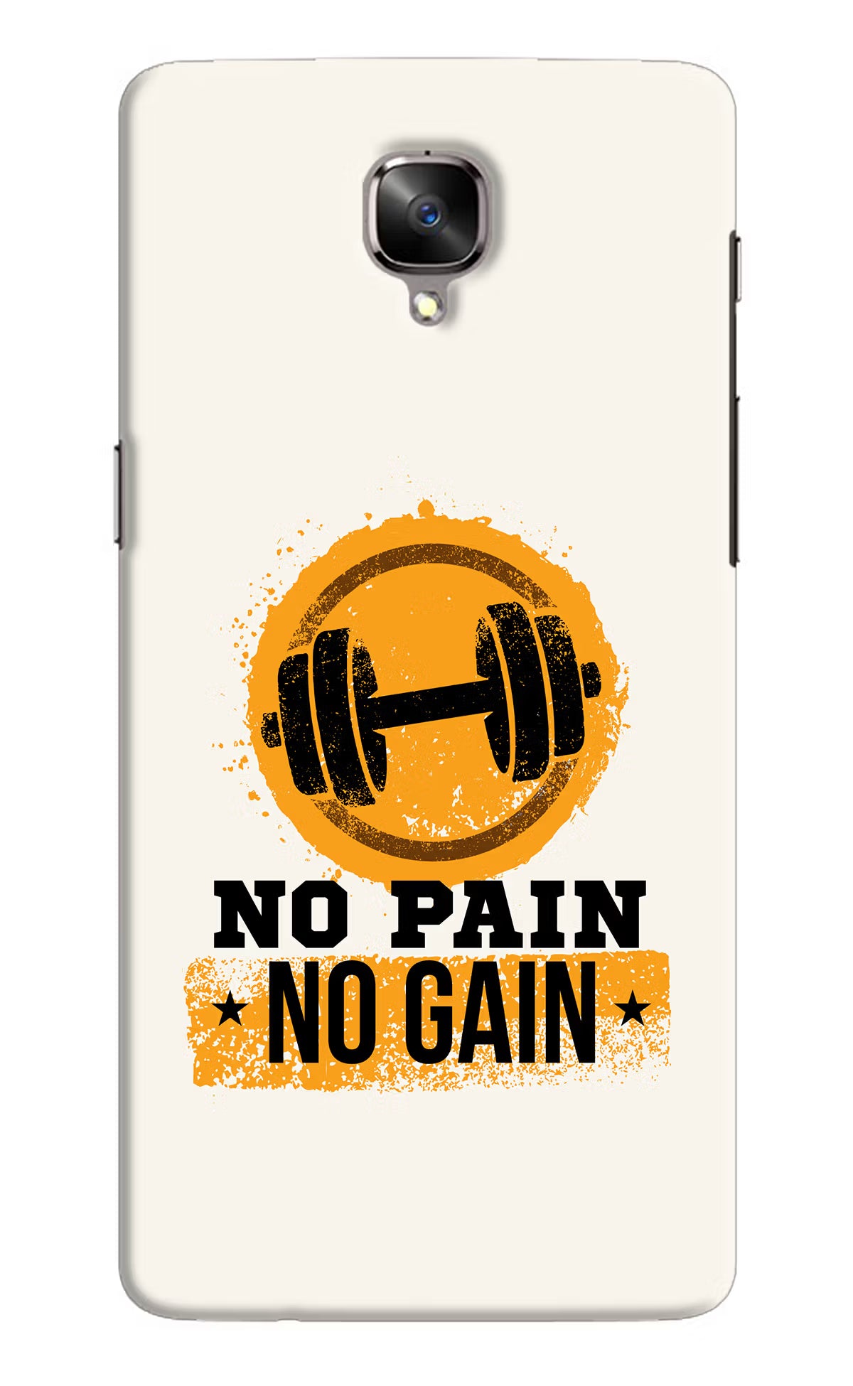 No Pain No Gain Oneplus 3/3T Hard Case Back Cover by Casekaro