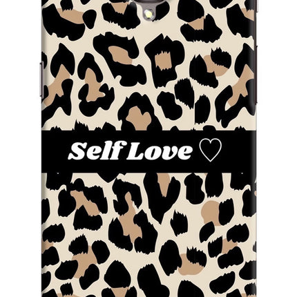 Leopard Print Self Love Oneplus 3/3T Hard Case Back Cover by Casekaro