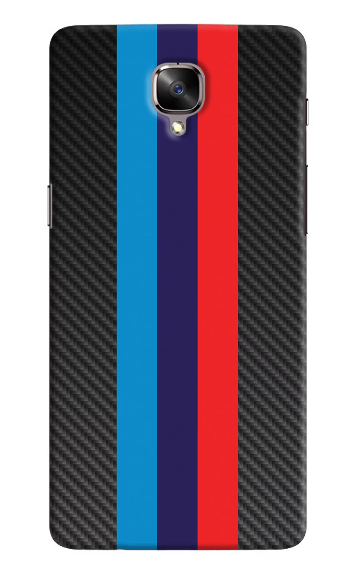 BMW Stripes Pattern Oneplus 3/3T Hard Case Back Cover by Casekaro