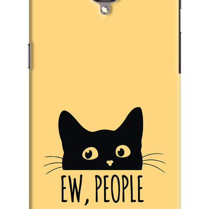 Ew People Catitude Oneplus 3/3T Hard Case Back Cover by Casekaro