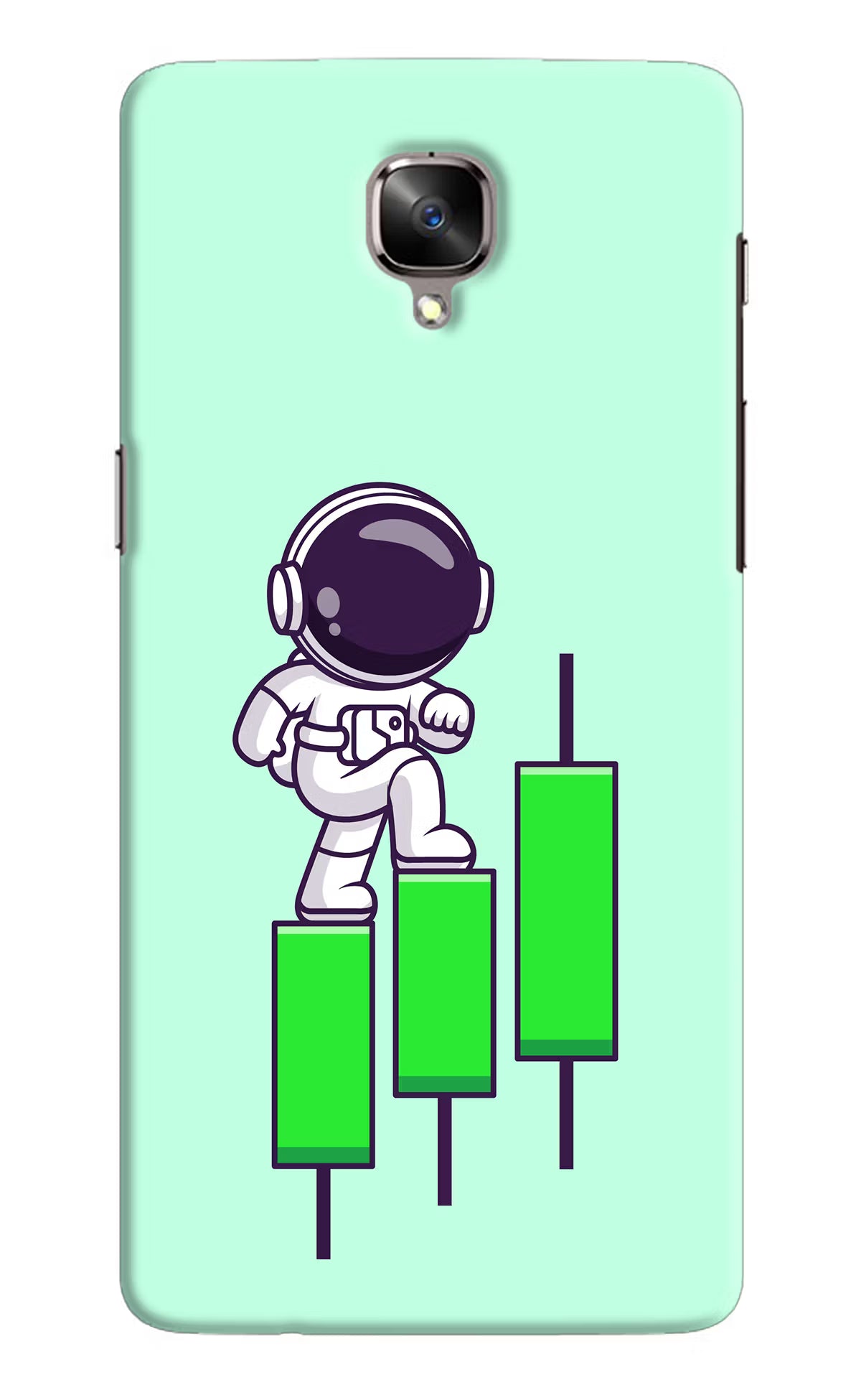 Astronaut Trader Oneplus 3/3T Hard Case Back Cover by Casekaro