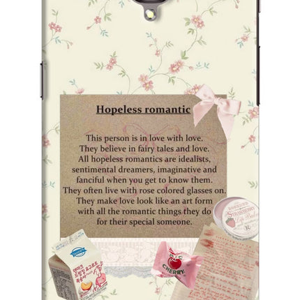 Hopeless Romantic Oneplus 3/3T Hard Case Back Cover by Casekaro