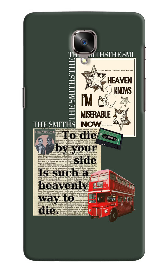 The Smiths Oneplus 3/3T Hard Case Back Cover by Casekaro