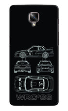 WRC'99 Oneplus 3/3T Hard Case Back Cover by Casekaro