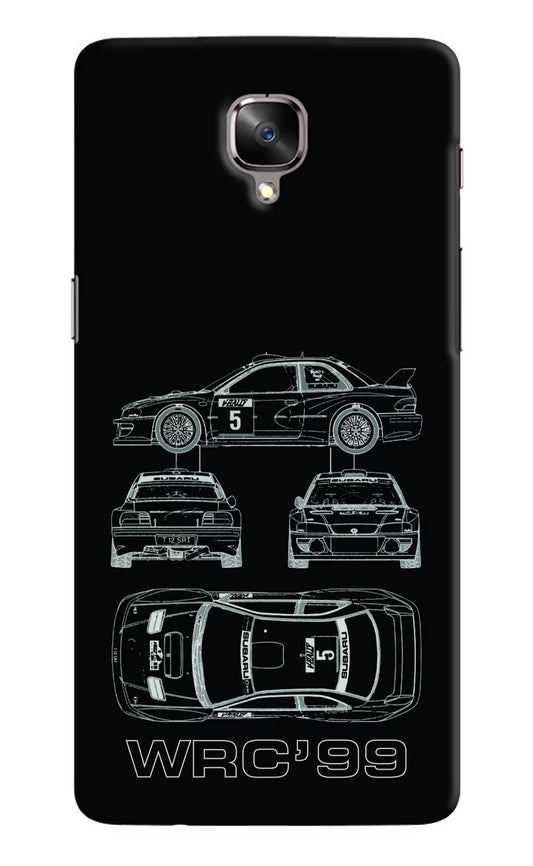WRC'99 Oneplus 3/3T Hard Case Back Cover by Casekaro