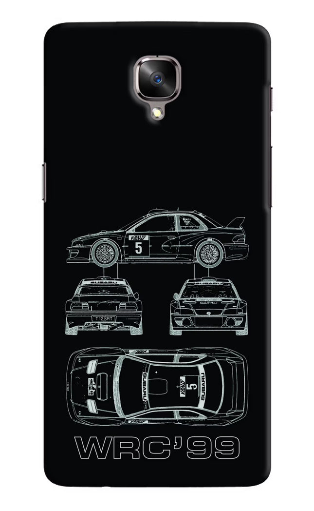 WRC'99 Oneplus 3/3T Hard Case Back Cover by Casekaro