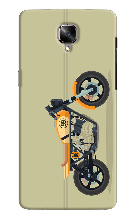 Vertical Speedster Oneplus 3/3T Hard Case Back Cover by Casekaro