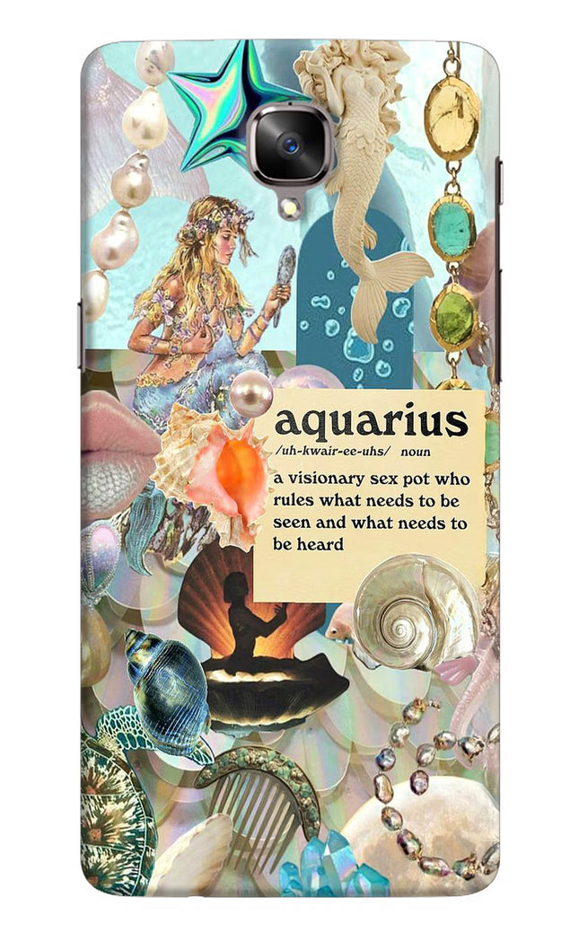 Aquarius Zodiac Oneplus 3/3T Hard Case Back Cover by Casekaro