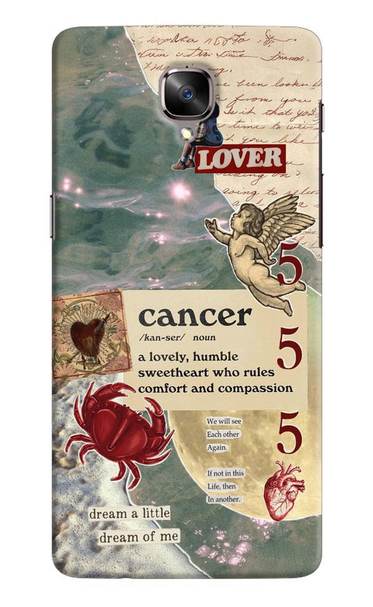 Cancer Zodiac Oneplus 3/3T Hard Case Back Cover by Casekaro