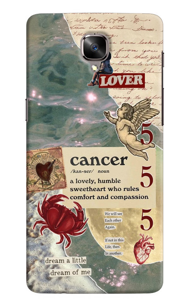 Cancer Zodiac Oneplus 3/3T Hard Case Back Cover by Casekaro