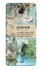 Pisces Zodiac Oneplus 3/3T Hard Case Back Cover by Casekaro