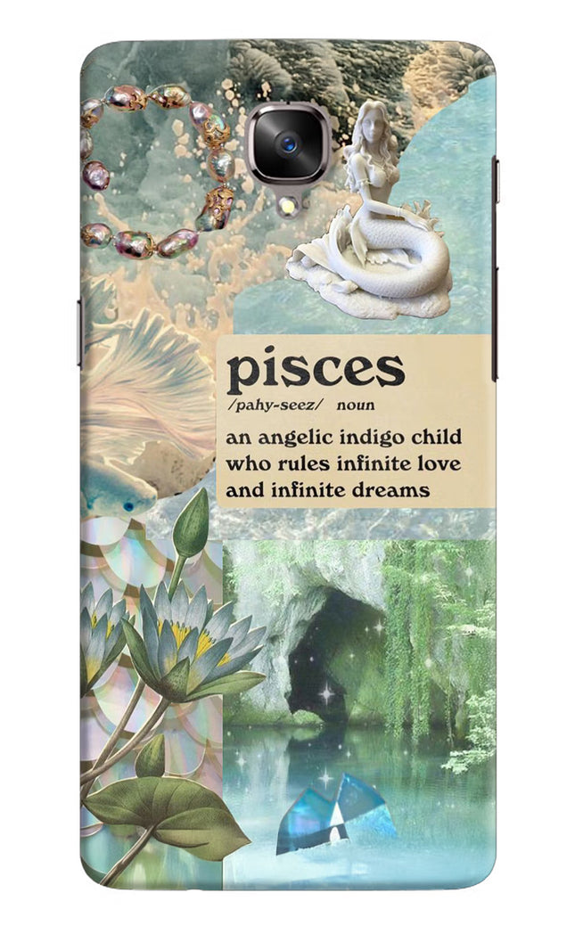 Pisces Zodiac Oneplus 3/3T Hard Case Back Cover by Casekaro