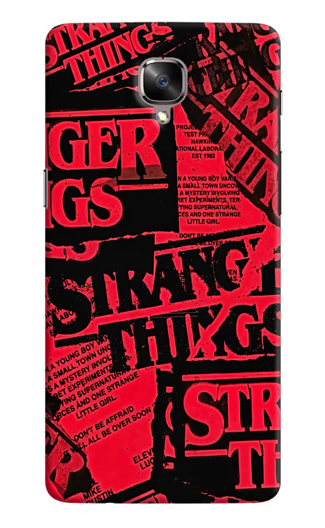 Ordinary Things Oneplus 3/3T Hard Case Back Cover by Casekaro