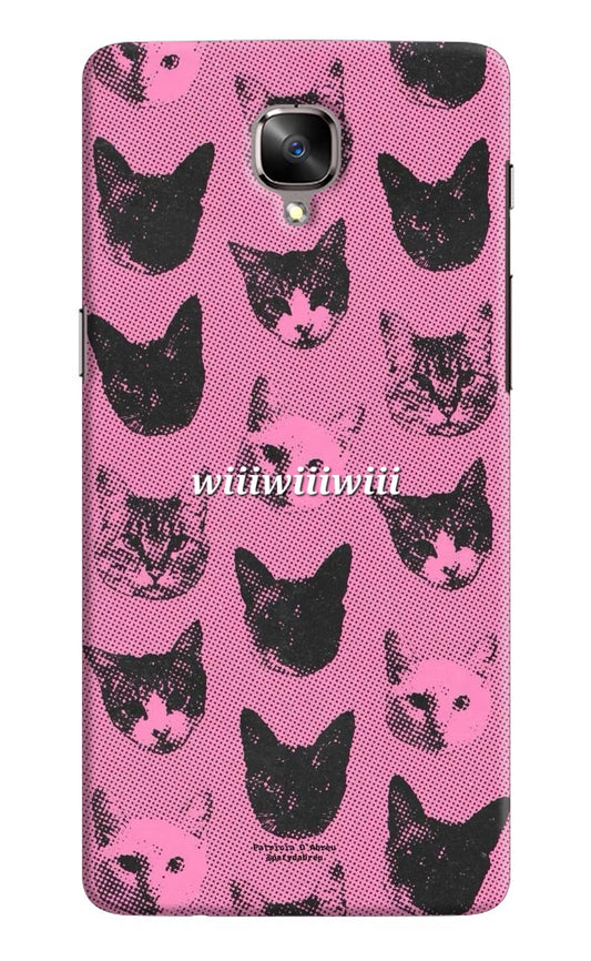 Pink Cats Oneplus 3/3T Back Cover