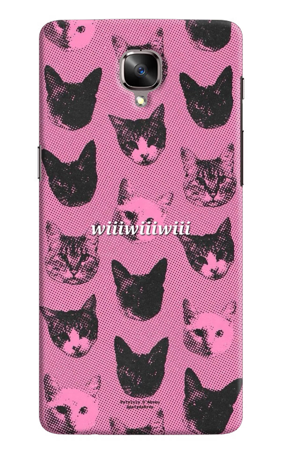 Pink Cats Oneplus 3/3T Back Cover, Hard case