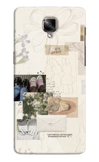 Soft Aesthetic Oneplus 3/3T Hard Case Back Cover by Casekaro