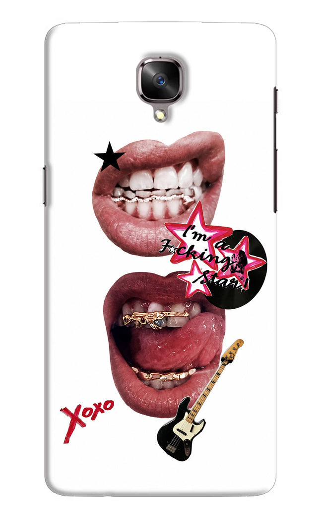 Rockstar Oneplus 3/3T Hard Case Back Cover by Casekaro