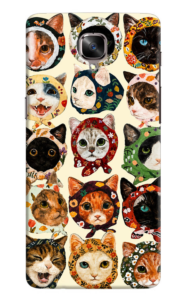 Cool Cat Oneplus 3/3T Hard Case Back Cover by Casekaro
