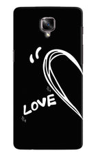 Love Line Oneplus 3/3T Hard Case Back Cover by Casekaro