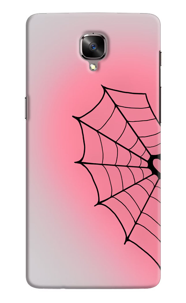 Pink Web Oneplus 3/3T Hard Case Back Cover by Casekaro