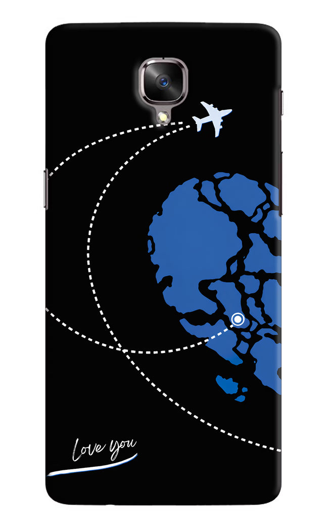 Love Orbit Oneplus 3/3T Hard Case Back Cover by Casekaro